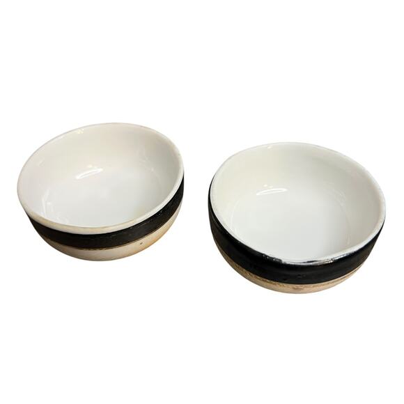 Vtg Small Midcentury Colorful Ginger Jar w Lid Bird Flowers Japan 4.75" Set of 2 - Picture 5 of 9